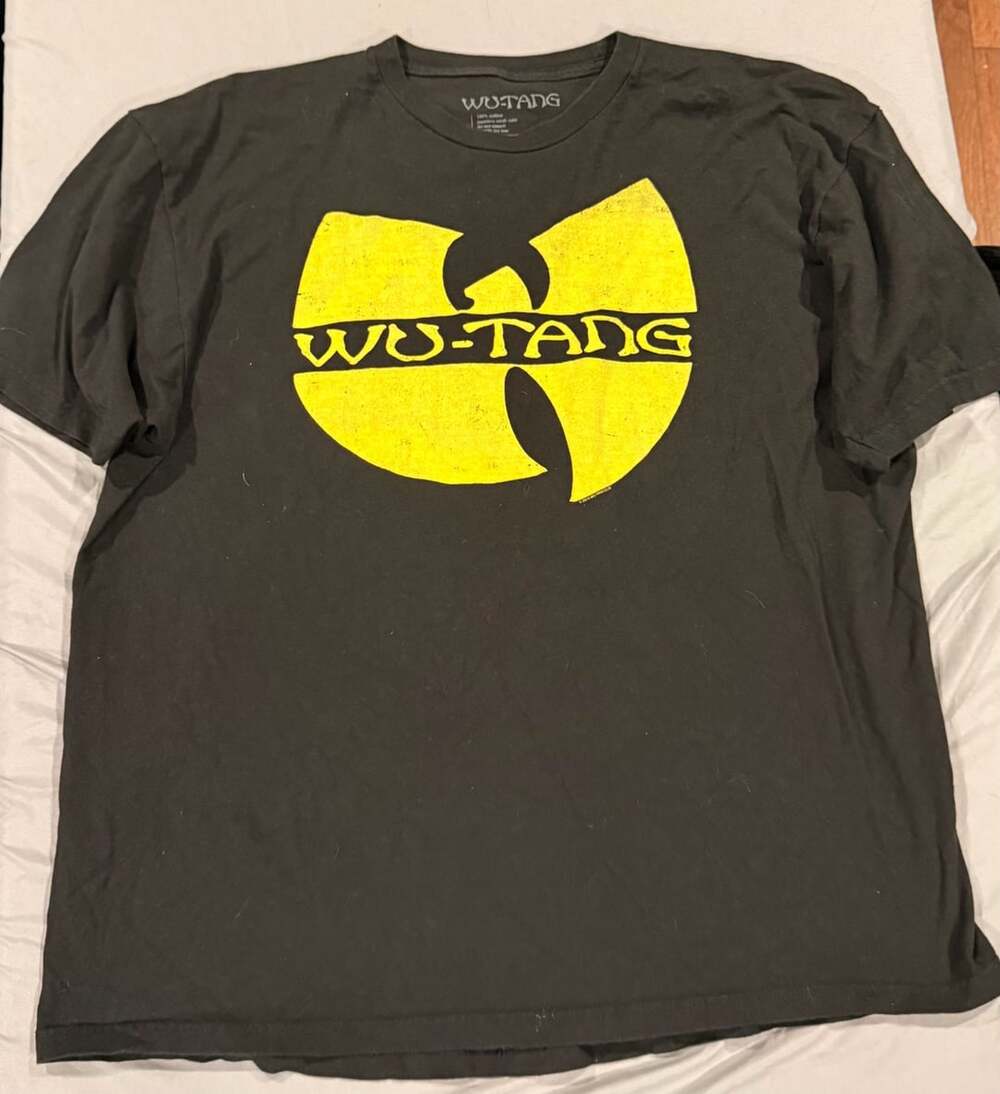 Wu-Tang Clan T-Shirt Size 2XL Black Logo Band Tee